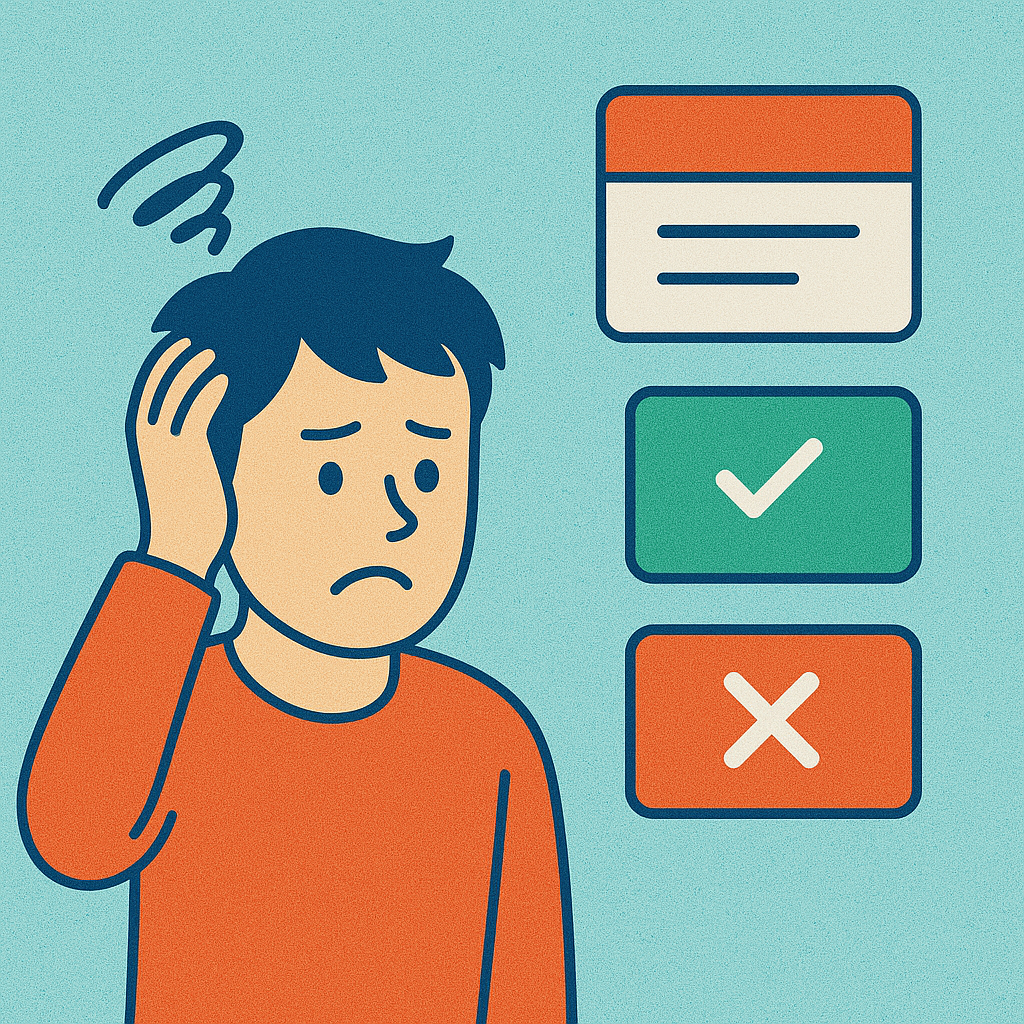 現場での入力・更新が大変で追いつかないイメージ