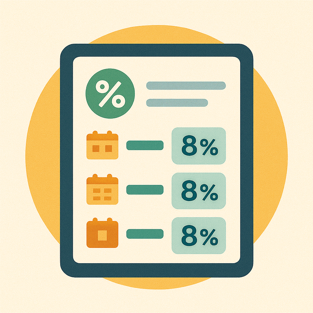 税率管理画面イメージ